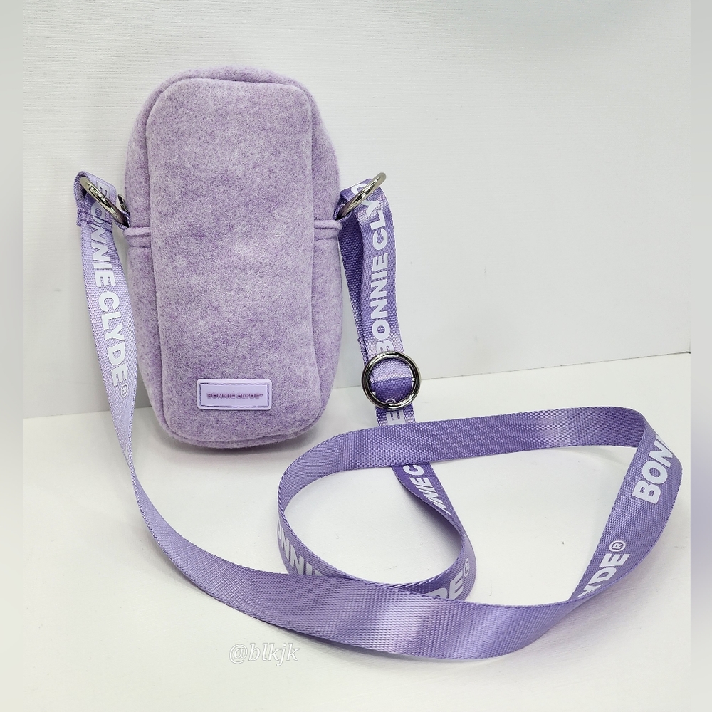 Bonnie Clyde Bag *Purple/White* EUC